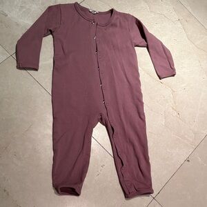 Jamie Kay Mauve Kids Footie One Piece